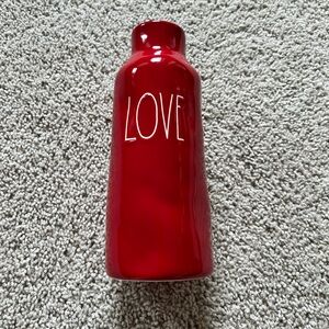 Rae Dunn Red Love Vase